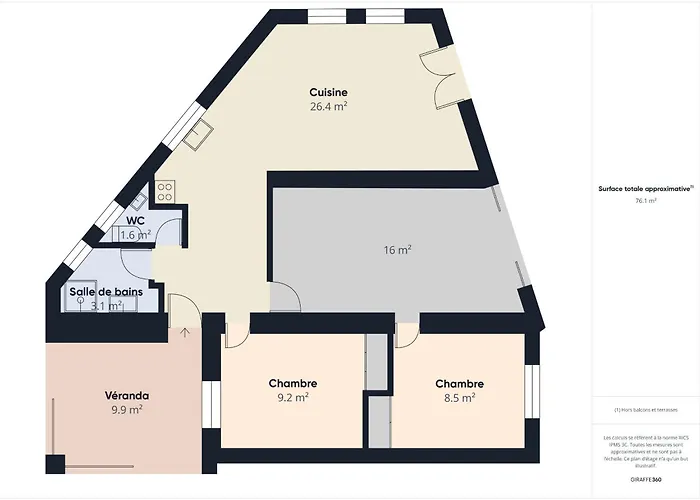 Casa de Férias Maison Proche De La Avec Jardin Pour 4 *